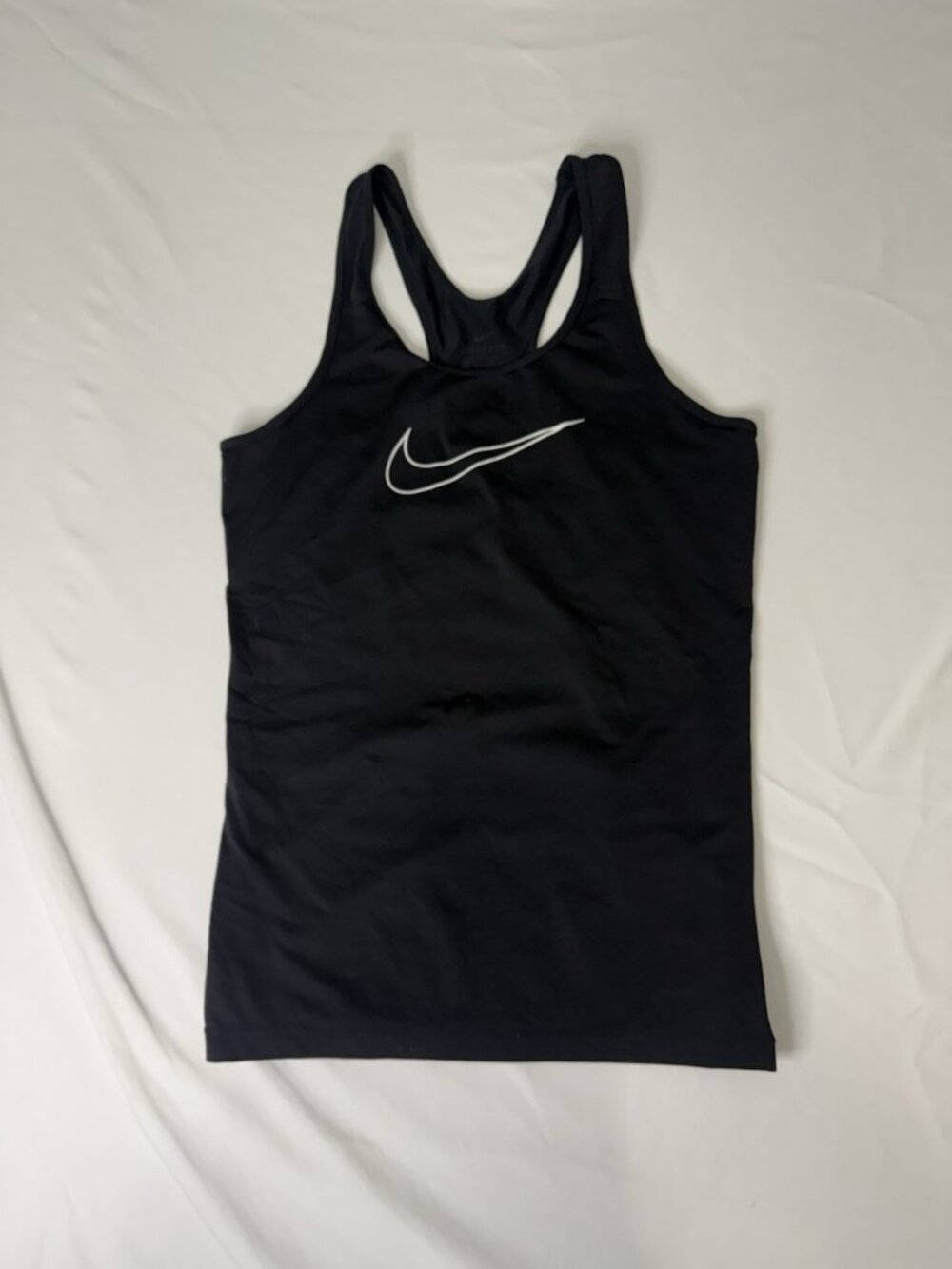 Nike Dri-Fit WOMEN’S Black Sleeveless Tank Top XS Activewear
